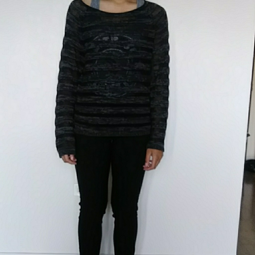 Beautiful stylist women's peep/sheer top